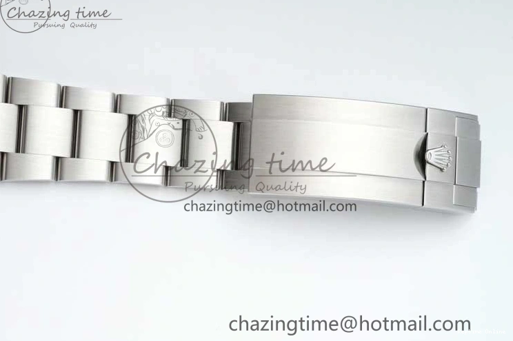 0212 DateJust 41 126334 NTF 1:1 Best Edition 904L Steel Gray Dial Green Roman on Oyster Bracelet VR ZeroBulk 2285